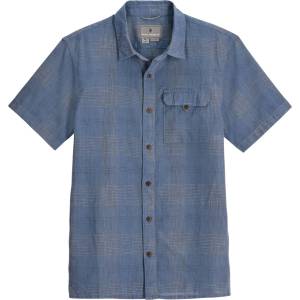Royal Robbins Мъжка риза с копчета Royal Robbins Hempline Spaced S/S Shirt - Flint (033-2706-0712)