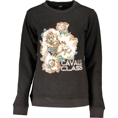 Cavalli class Дамски суичър без цип cavalli class, Цвят Черен (rxt67bcf062_ne05051)