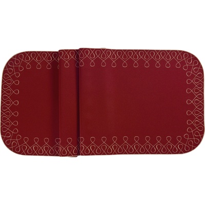 Sander Štvorcový obrus Curly 85x85 cm burgundy 826803-26