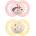 MAM Original Night 6m+ биберон Yellow/ Pink 2 бр