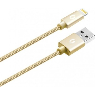 ALIGATOR PREMIUM 2A kábel, Lightning 2m, zlatý