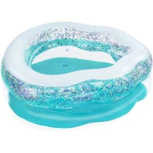 Bestway Sparkle Shell детски басейн мида с брокат 150x127x43 см