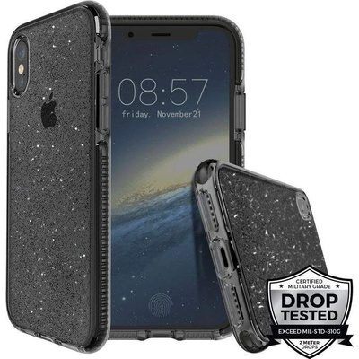 Prodigee SuperStar Case - хибриден кейс с висока степен на защита за iPhone XS, iPhone X (черен)