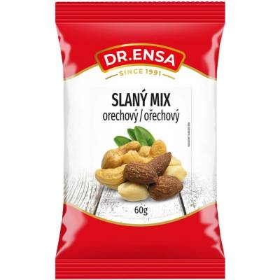 Dr.Ensa Slaný Mix ořechů cena za kartonové balení 25 ks 60 g