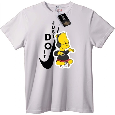 NOONEBRAND Тениска Bart Simpson музика - 2XL, Black