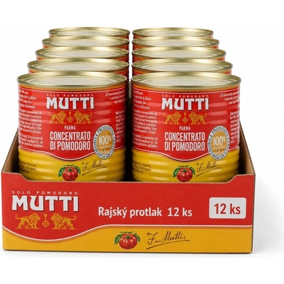 Mutti italský koncentrovaný rajský protlak 12 x 210 g