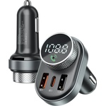 Proove Зарядно за кола с FM трансмитер Proove (FMSL30110001) - Bluetooth 5.4, Fast Charge, 30W - Черно