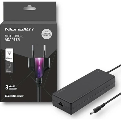 Stolní napájecí adaptér 120 w, 12 v, 10 a, 5.5 × 2.5 mm + napájecí kabel