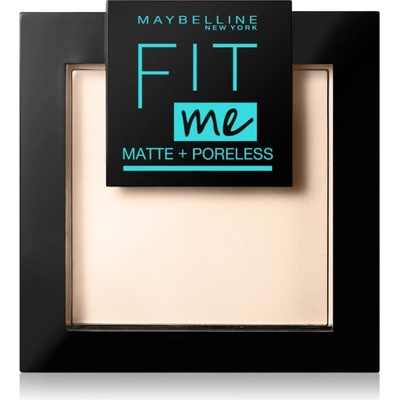 Maybelline new york Fit Me! Matte+Poreless матираща пудра цвят 105 Natural Ivory 9 гр