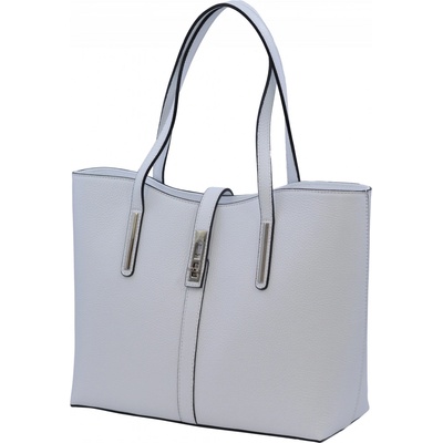 Bright dámská kožená kabelka 34 x 15 x 28 BR22-AAN8060-15DOL Bílá