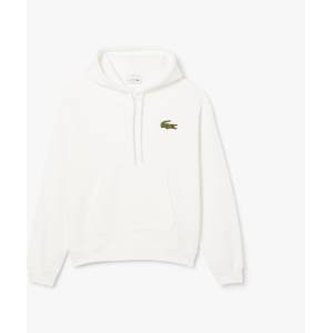 Lacoste Суичър Lacoste Loose-Fit Badge Accent Hoodie - Cream