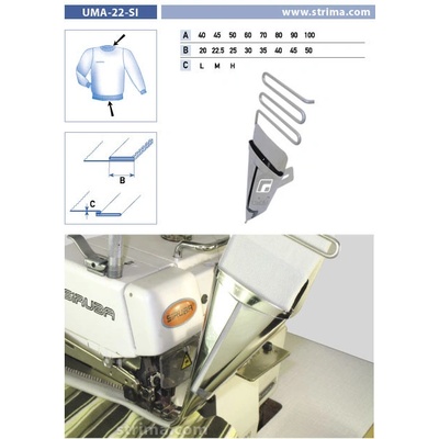 Texi Zakladač výpustků pro šicí stroje UMA-22-SI 50/25 MH
