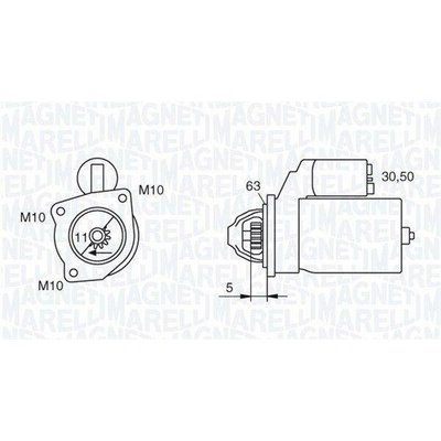 Startér MAGNETI MARELLI 063721377010