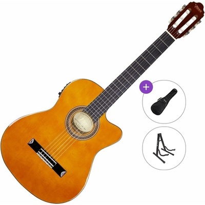 Valencia VC104TCE Standard SET 4/4 Natural Класическа китара с предусилвател