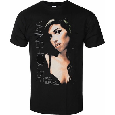 Tričko metal LOW FREQUENCY Amy Winehouse Back To Black černá