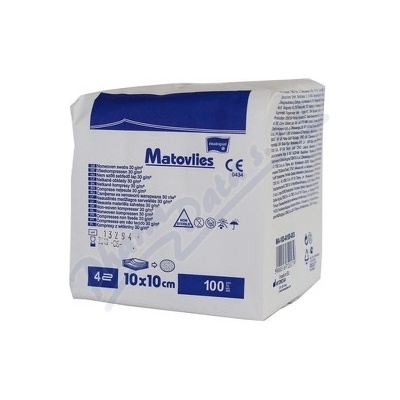 Matovlies 10 x 10 cm 100 ks kompresy netk.text.30 g 4vr