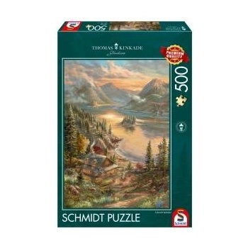 Schmidt Spiele Puzzle PQ 500 Thomas Kinkade on Lake G3