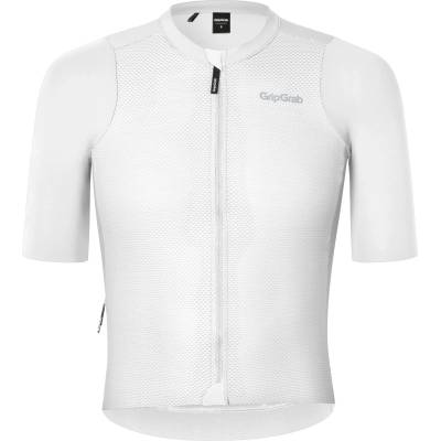 GripGrab Мъжка фланелка с къс ръкав за колоездене GripGrab PACR Lightweight Short Sleeve Jersey Cycling jersey - White (056-3868-0213)