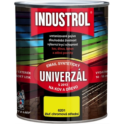 Industrol S2013 Vrchná syntetická farba 9l 1000 biela