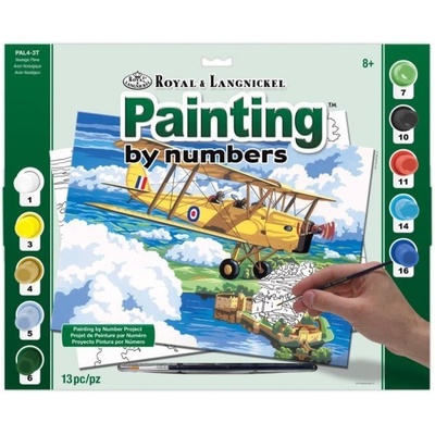 Royal & Langnickel Malování podle čísel 40 x 32 cm Dvouplošník