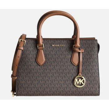 Michael Kors kabelka Sheila md logo brown hnědá