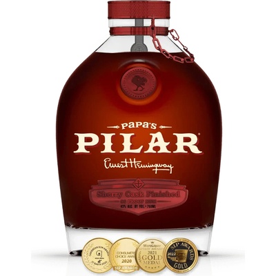 Papas Pilar Dark Sherry Cask Finished 43% 0,7 l (holá láhev)