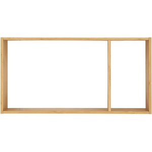 House Nordic Стенен бамбуков рафт на няколко нива в естествен цвят 70 cm Ember - House Nordic (4292245)