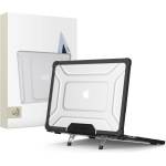Tech-Protect Калъф за стойка за MacBook Air 15 M2 / M3 / M4 / 2023-2025 от Tech Protect SmartShell Pro - Черен / Прозрачен (5906302363568)