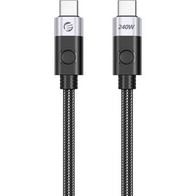 Orico CC240 USB-C na USB-C PD 240W 480Mbps 1,5m černý
