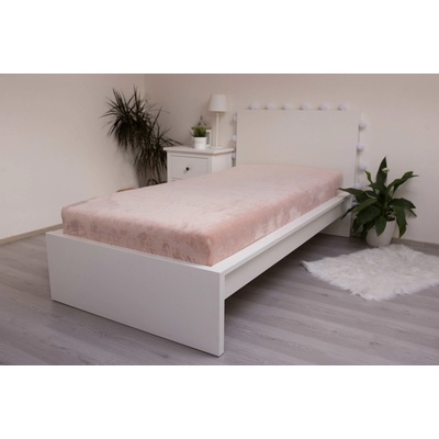 Jerry Fabrics s Mikroflanelové prostěradlo Exclusive kávové 180x200