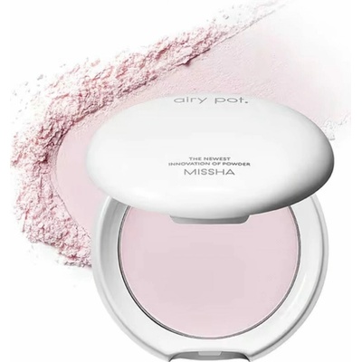 Missha Airy Pot Pressed Powder Voděodolný kompaktní pudr Pink 5 g