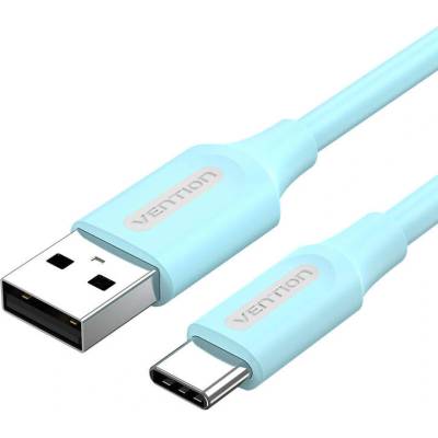 Кабел Vention COKSG, USB-A 2.0 към USB-C, 3A, 1.5m, светлосин (COKSG)