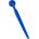 Penisplug Силиконова запушалка за сперматозоиди Blue Stick (7, 14 mm)