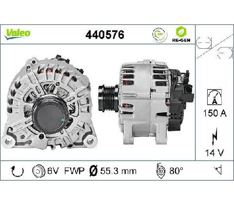 Alternátor VALEO 440576