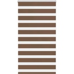 vidaXL Зебра щора, кафява, 70x100 см, ширина на плата 65, 9 см, полиестер (4014307)