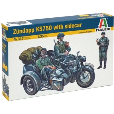 Italeri Italeri: Модел мотоциклет Zündapp KS750 1: 35 (0317S)