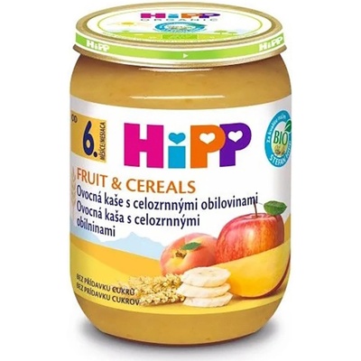 HiPP BIO Ovocná kaše s celozrnnými obilovinami 190 g
