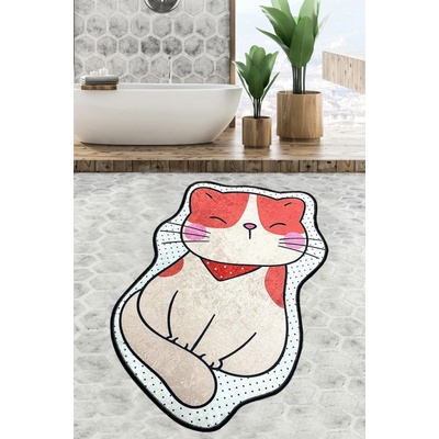 L'essentiel Katze béžovo-červený 80 x 100 cm