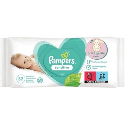 Pampers Sensitive мокри кърпи 52 броя