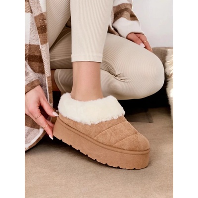 Resti Short women's boots a'la snow boots Eliozi biela hnedé