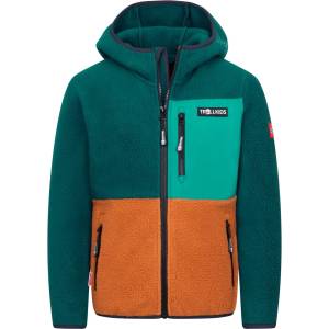 TROLLKIDS Детско поларено яке Trollkids Kid's Aurlandsfjord Jacket Fleece jacket - Midnight Petrol / Teak Brown - размер 140 (EU) (703-3292-1118)