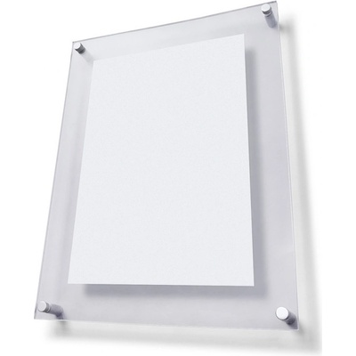 Jansen Display Plexi tabule A2 s ozdobnými šrouby čirá