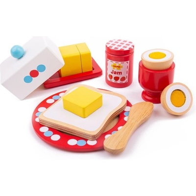 Bigjigs Toys hračky Set snídaně
