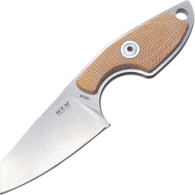 MKM MIKRO 2 Natural canvas micarta BÖHLER M390 - MOD. SHEEPSFOOT MK MR02-NC