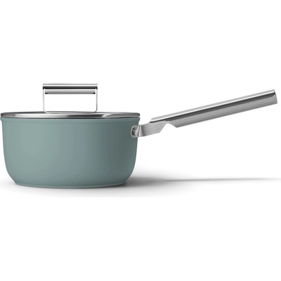 Smeg Rajnica s dlhou rukoväťou a nepriľnavým keramickým povrchom, ∅ 20 cm, matná zelená SPF2012EGM