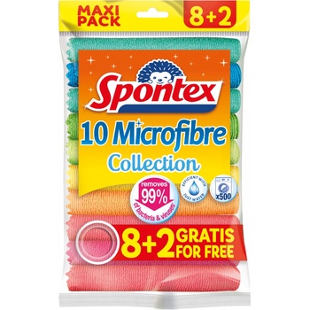 Spontex utierkyMicrofibre 8 +2 ks