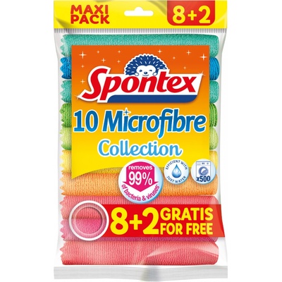Spontex utierkyMicrofibre 8 +2 ks