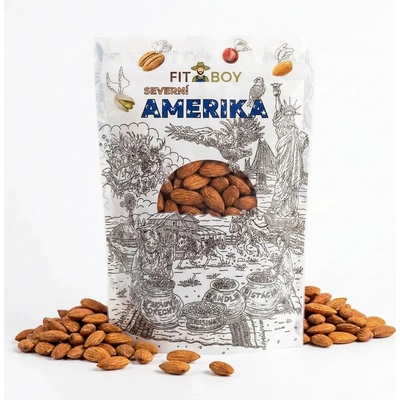 FITBOY Mandle natural pražené solené 500 g