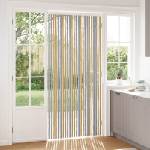 vidaXL Мрежа против насекоми Шенил Сив и бежов 100 x 220 cm 100% ПП (42034466)