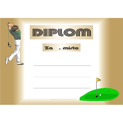 VIZINGR Golf diplom A4 č.4